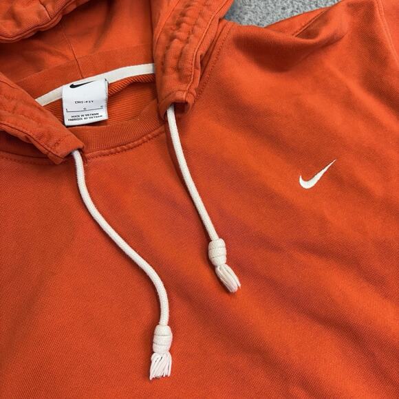 Nike Pullover Hoodie Basketball Standard Issue Orange Zip Pocket CV0864 - Large - Picture 9 of 15